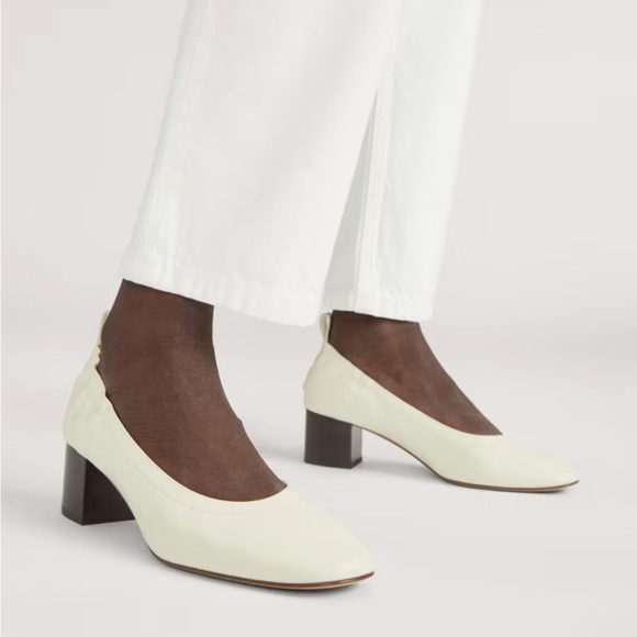 NWT NIB Everlane The Day Heel in Narrow Fit - Bone - Picture 4 of 10